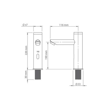 Grifería de sensor minimalista - Imagen 3