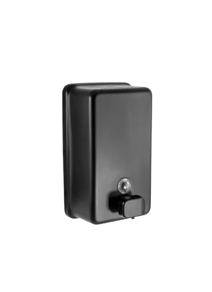 Dispensador de jabón liquido vertical negro