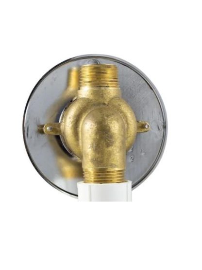 Push sanitario conexión posterior cuerpo en bronce - Imagen 3